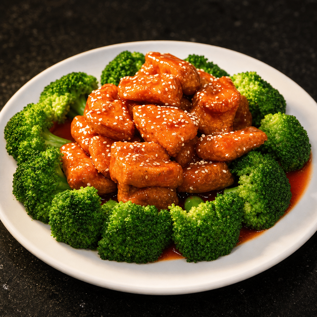 Sesame Tofu.