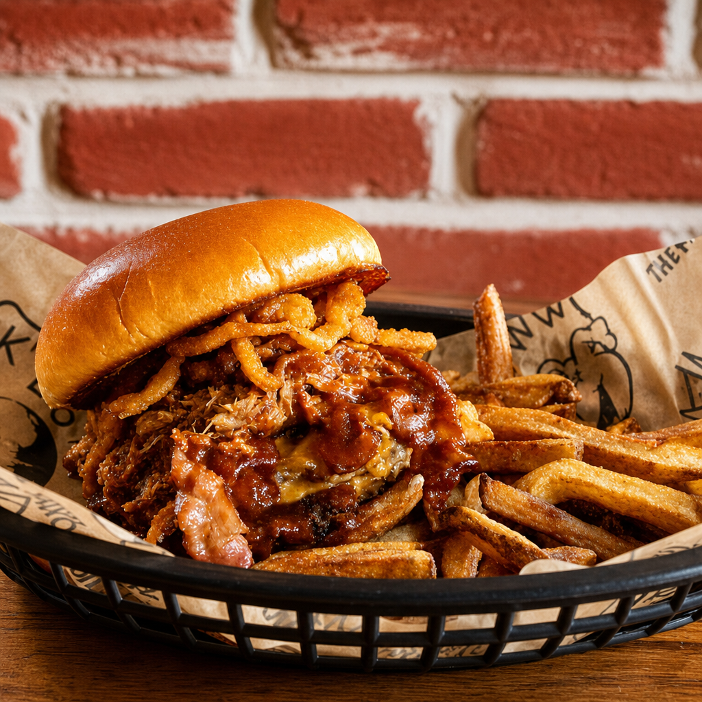 World Famous Original Smokehouse Burger