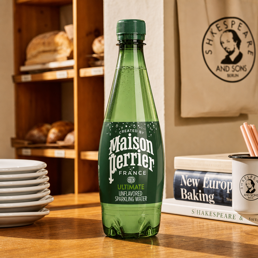 Maison Perrier Sparkling Mineral Water.