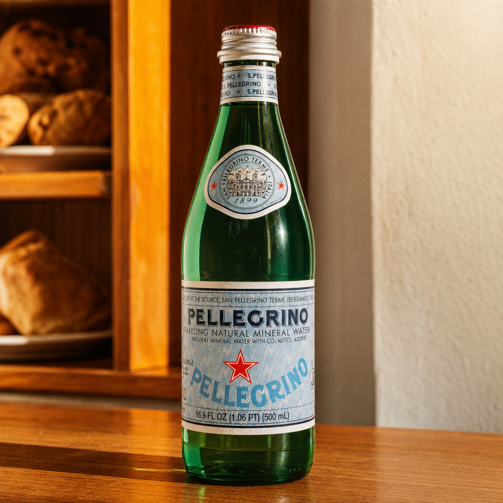 S.Pellegrino Sparkling Natural Mineral Water.