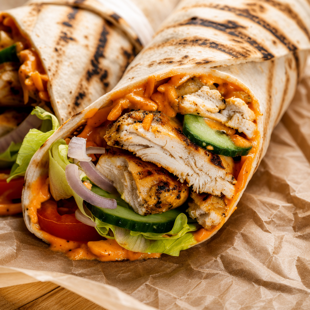 Grilled Chicken Wrap.