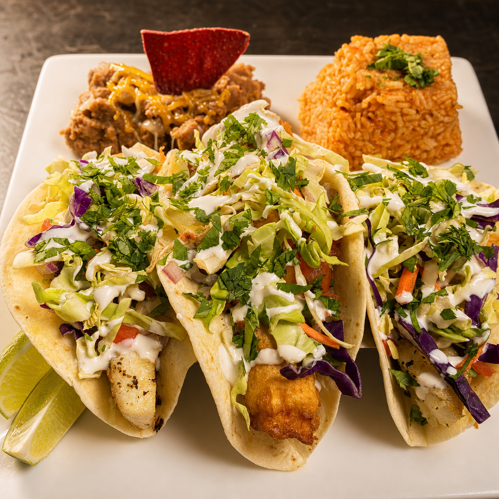 Fish Tacos.