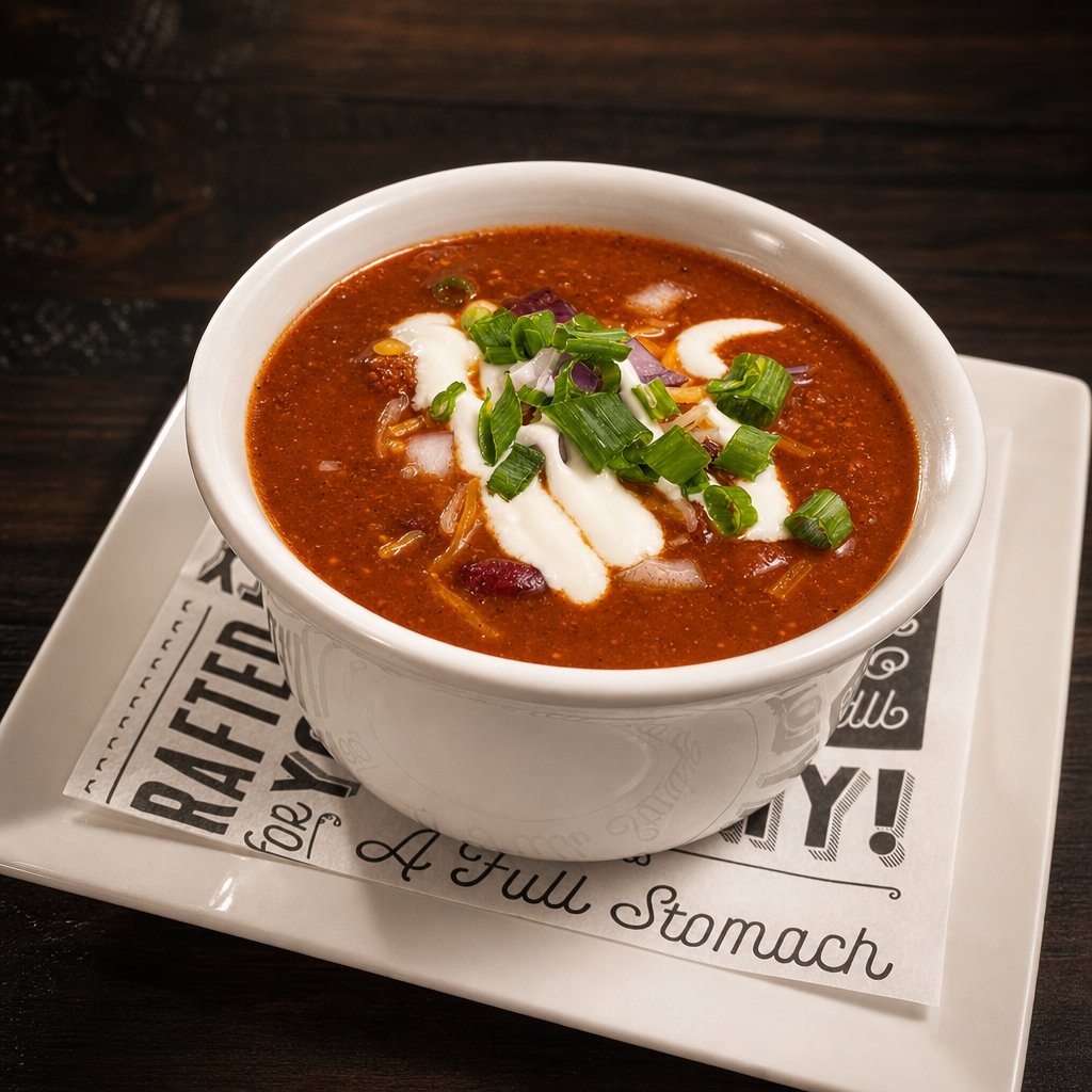 Homemade chili.