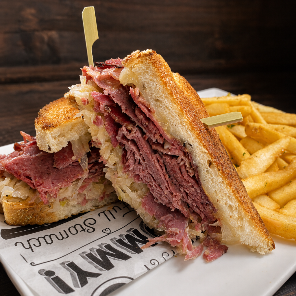Classic Reuben Sandwich.