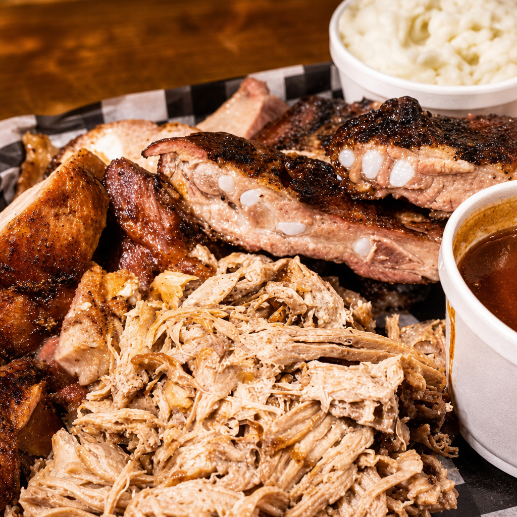 1. 1 Pulled Pork Combo.