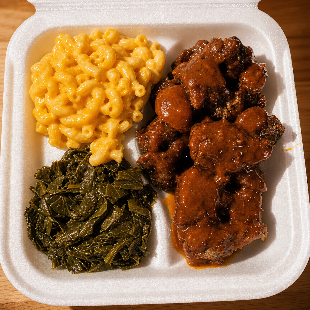 Rib Tip Dinner.