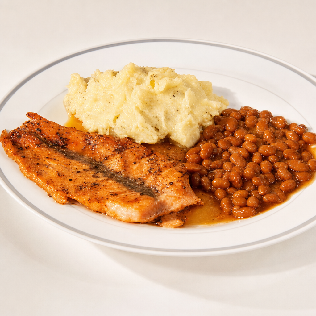 Grilled Salmon.