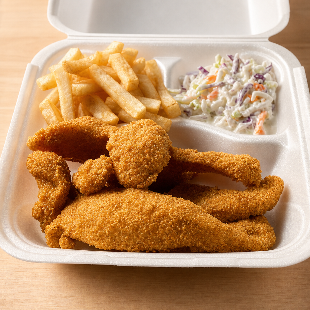 Louisiana Whiting Dinner.