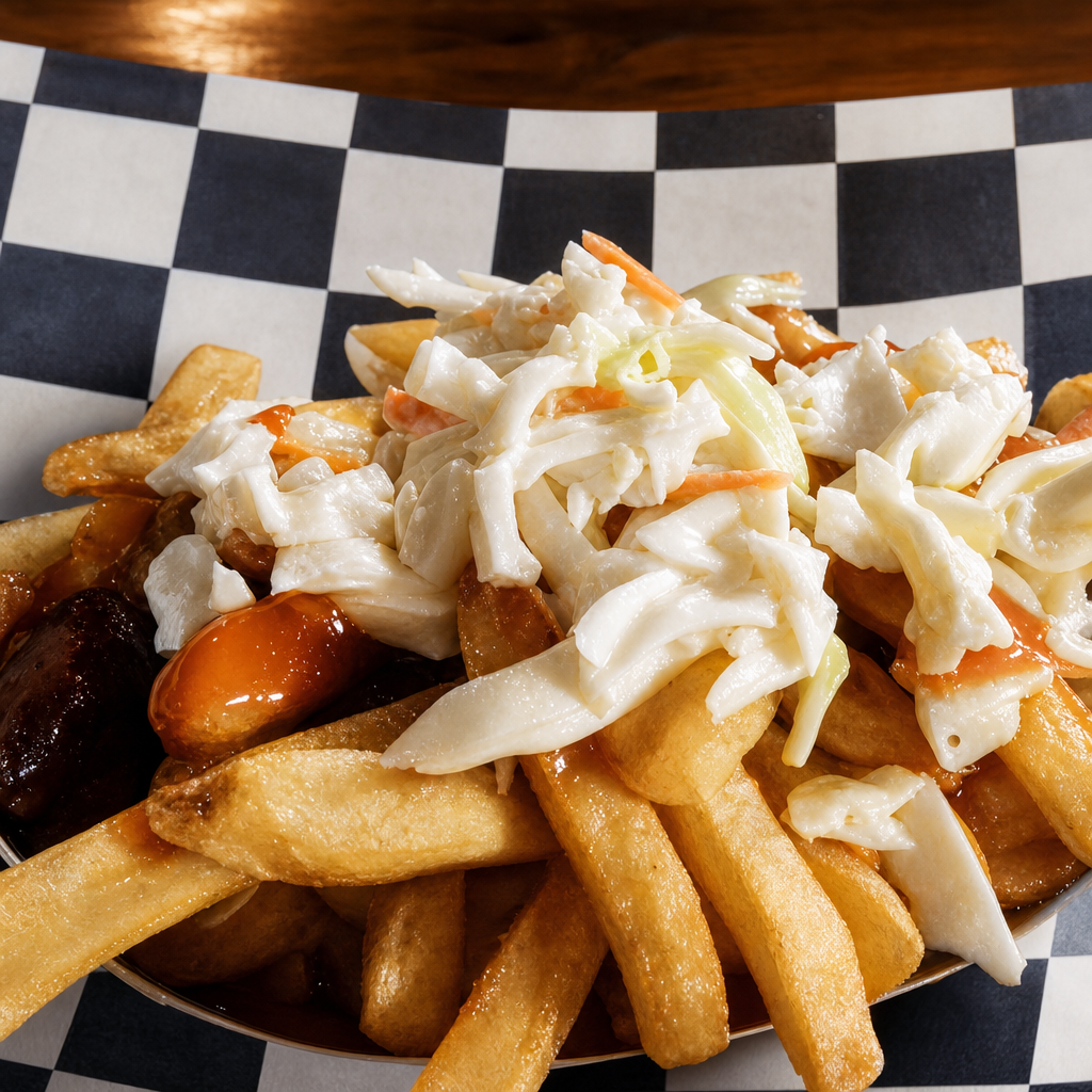 6. Polish Boy Combo-fries & fountain drink.