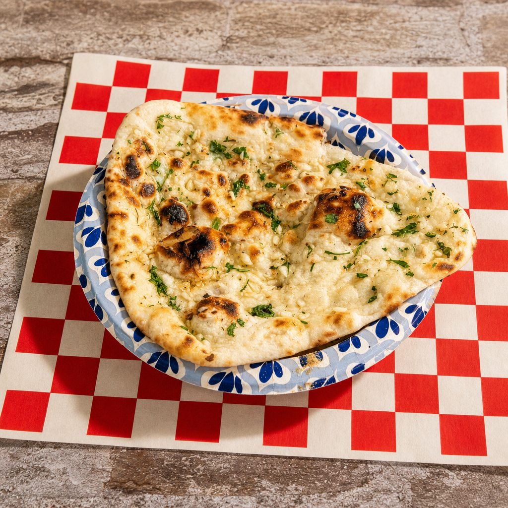 Garlic Naan Bread -  2 pc.