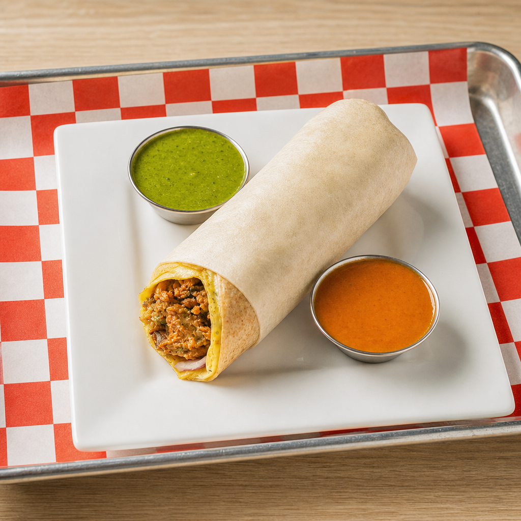 Fried Cauliflower Wrap