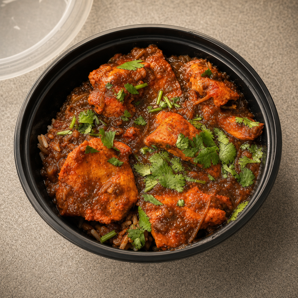 Chicken Manchurian Curry.