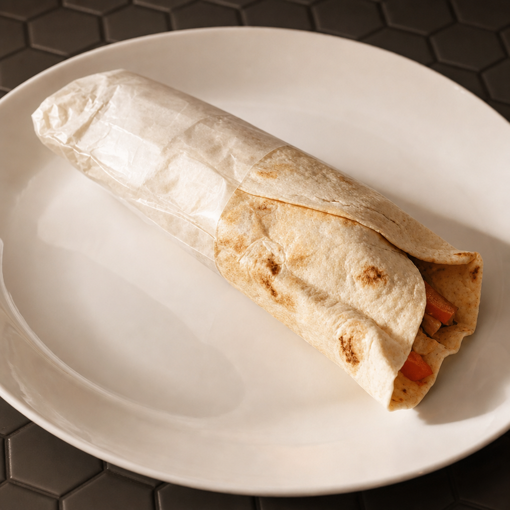 Grilled Chicken Tikka Wrap (Loaded & Fresh)