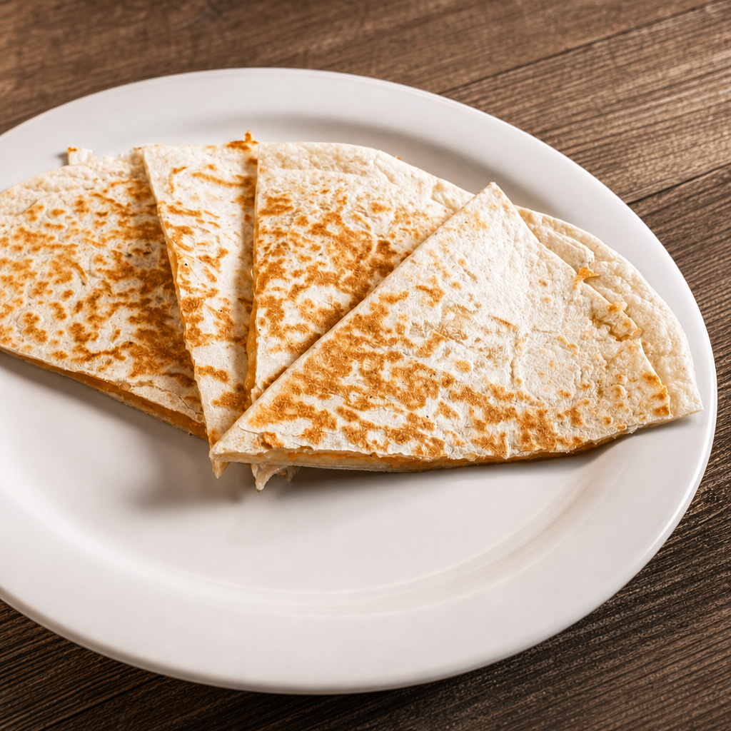 Kid's Cheese Quesadilla.