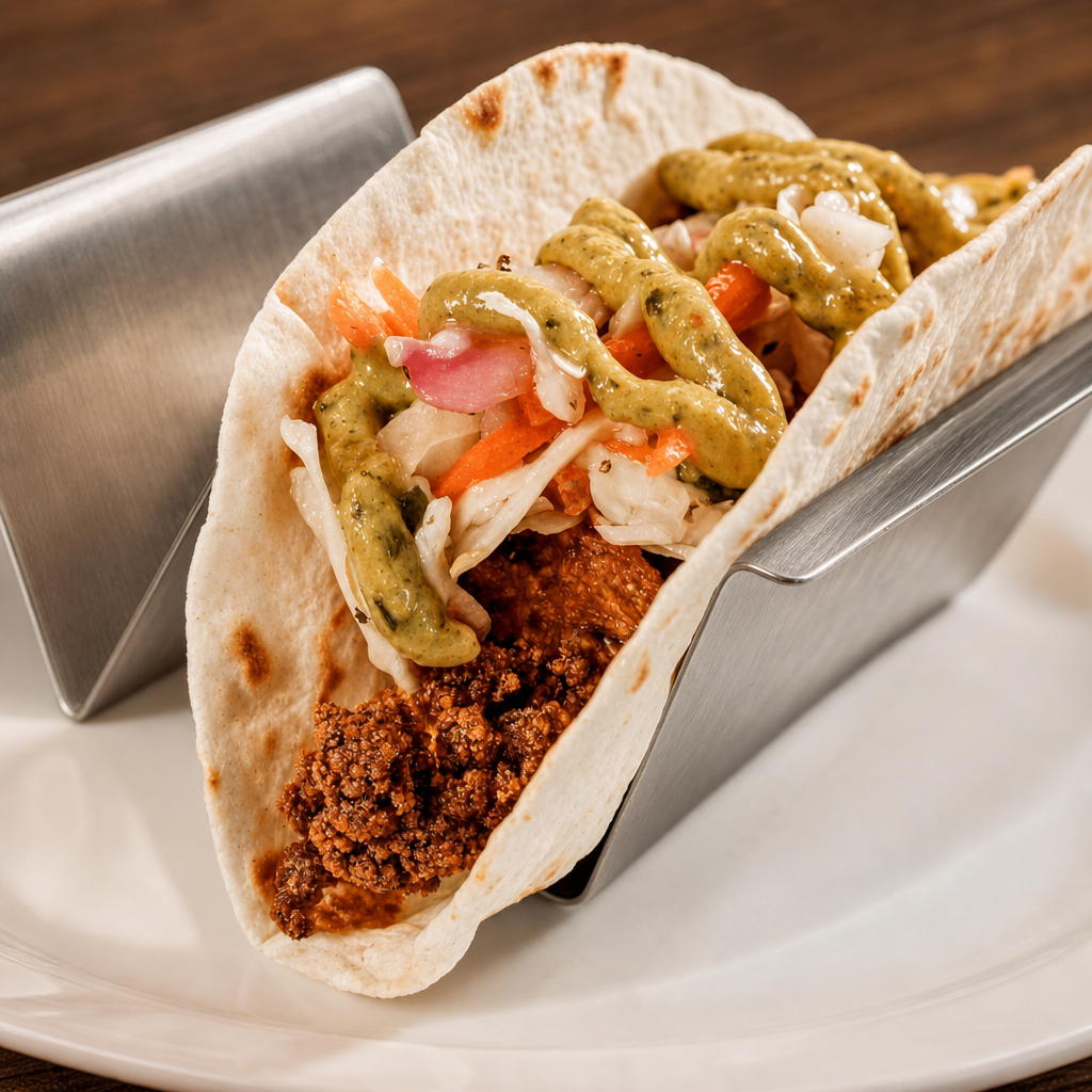 Buffalo Cauliflower Taco