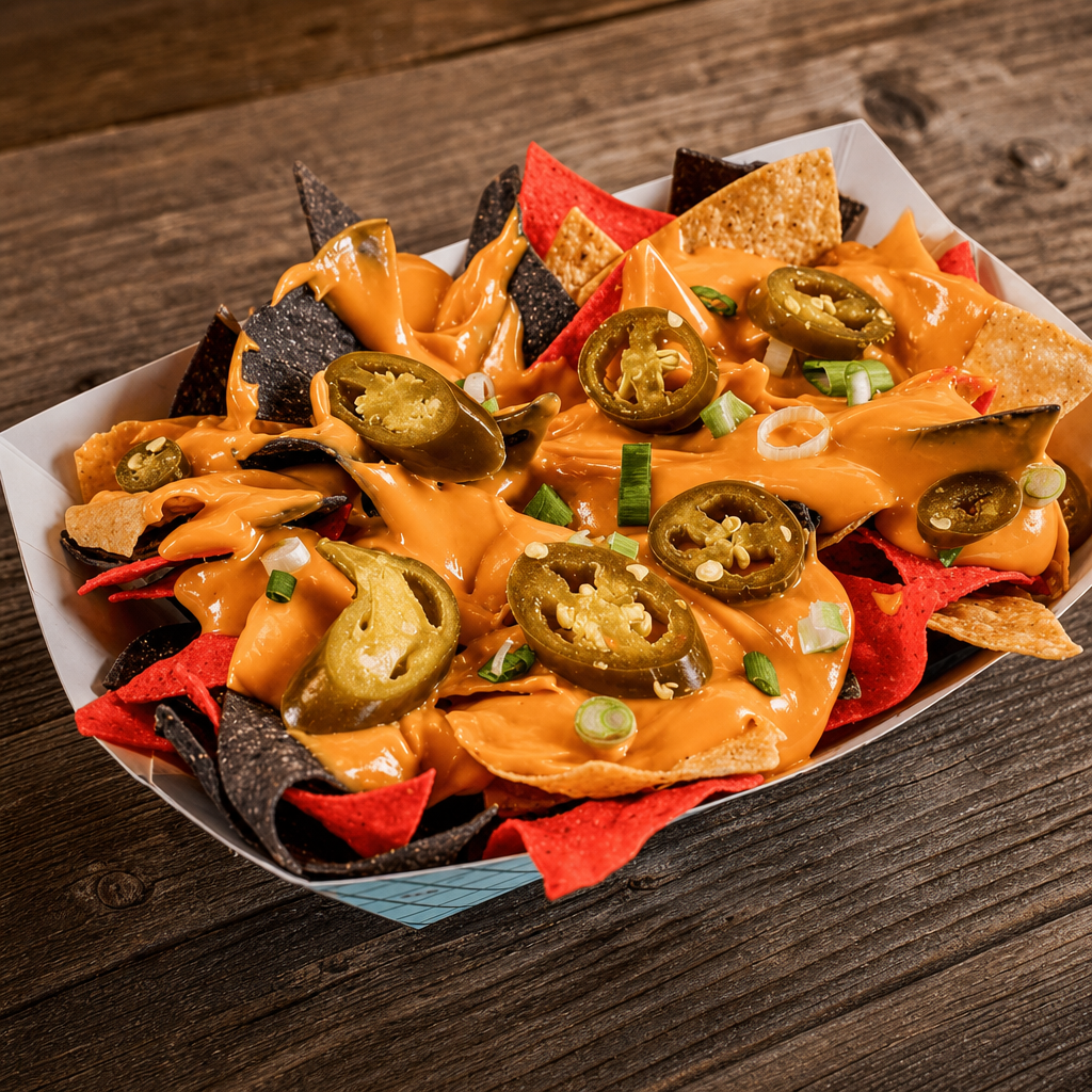 Beer Cheese Nachos.