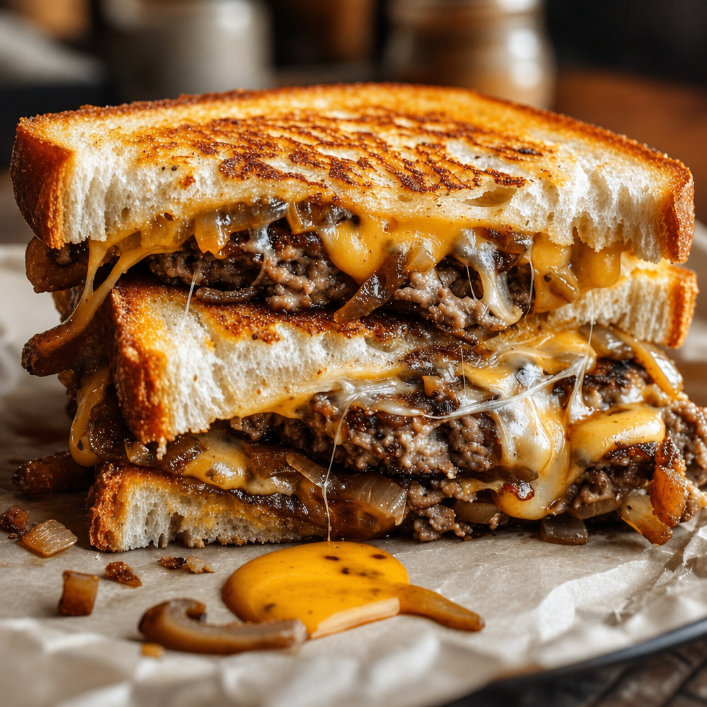 Patty Melt & Fries.
