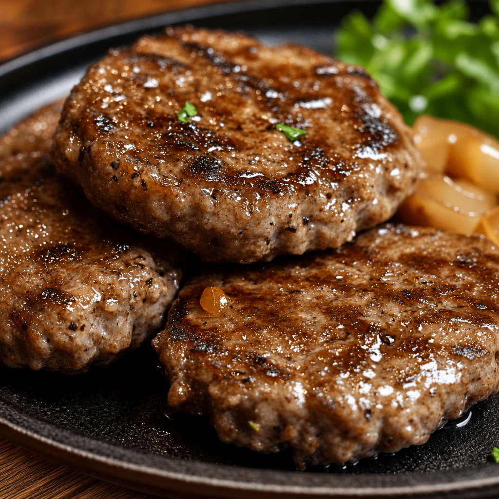 3 Sausage Patties.