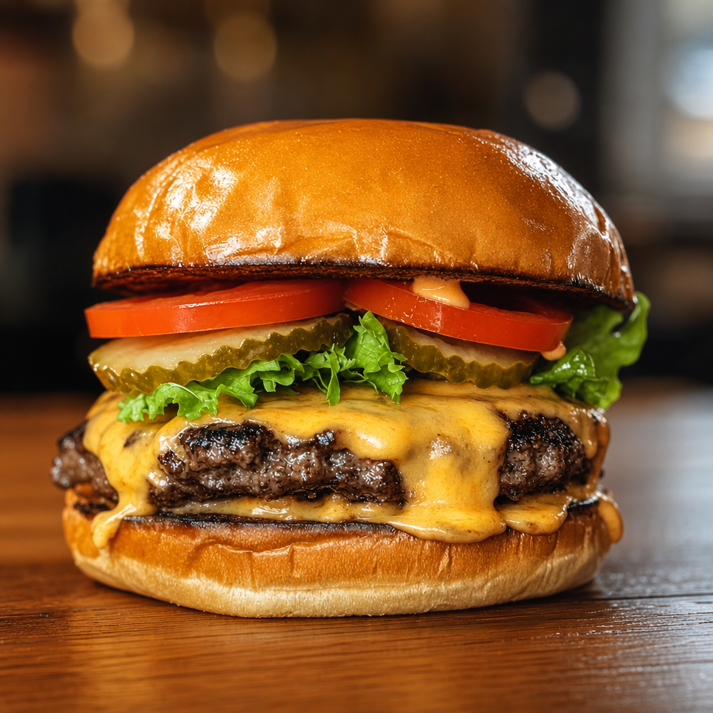2 Cheeseburger, Fries & Drink.