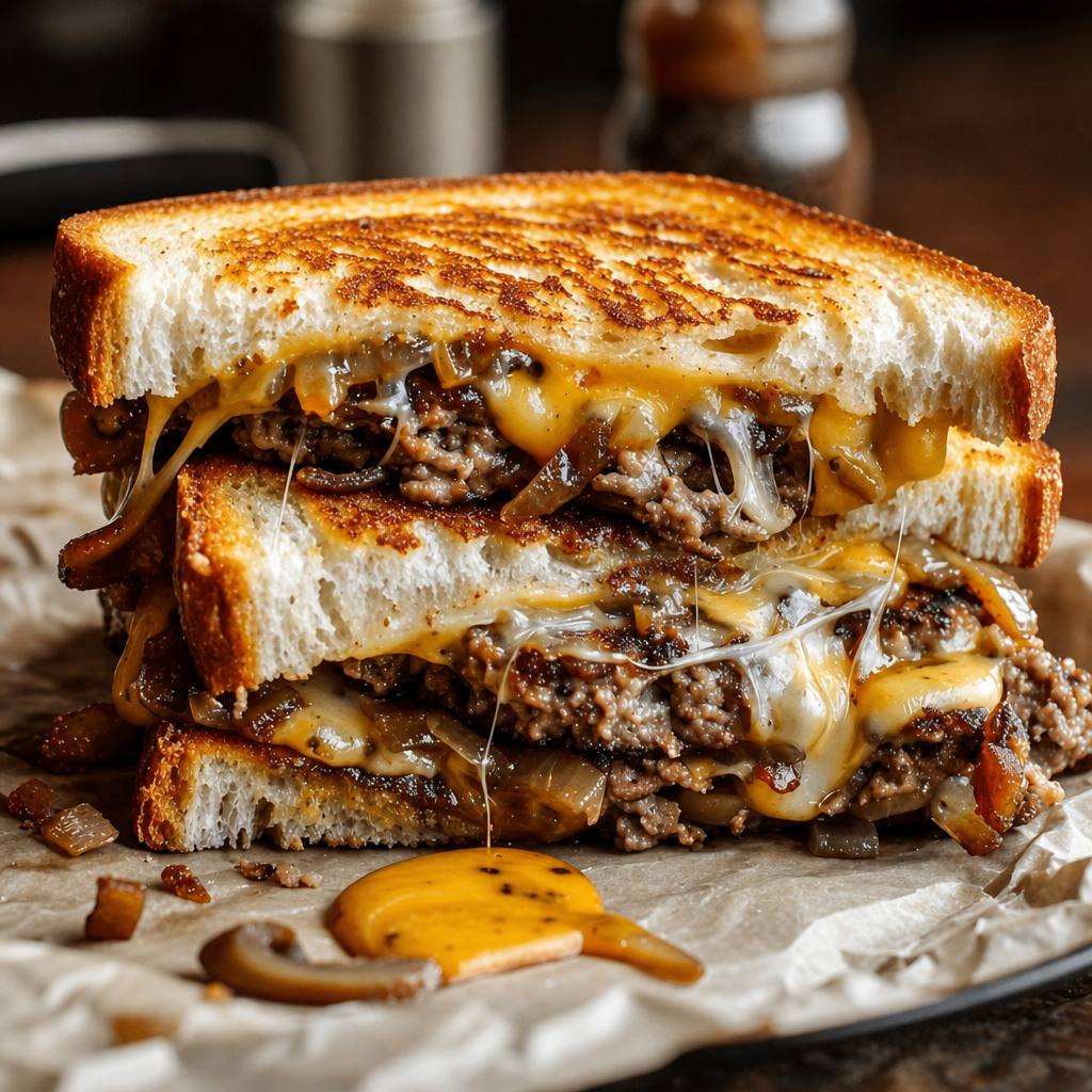 BIG Patty Melt, Fries & Drink.