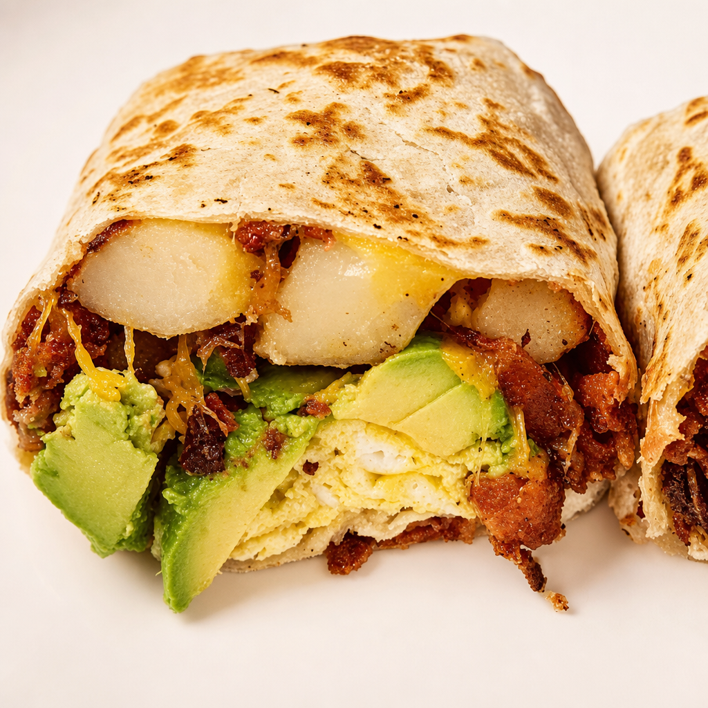 Bacon & Avocado Burrito.