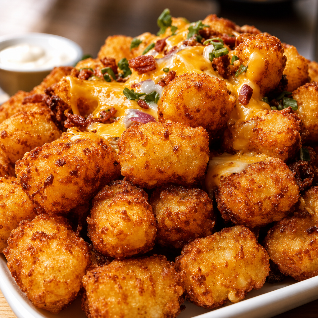 Dirty Loaded Tots.