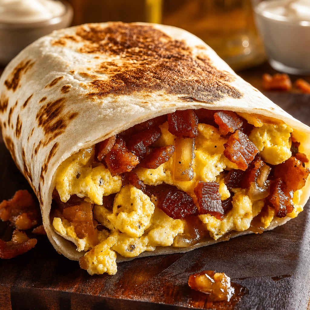 Classic Breakfast Burrito.