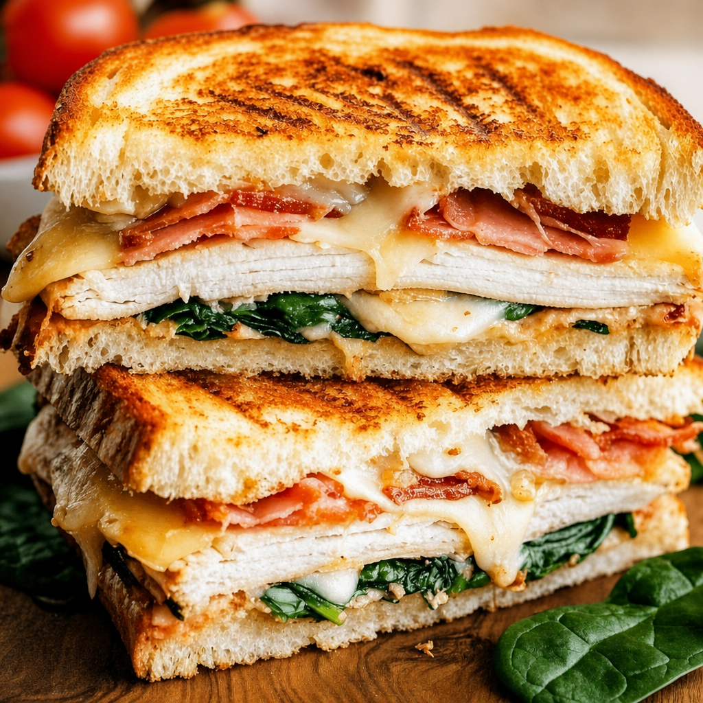 Tuscan Turkey Melt, Fries & Drink.