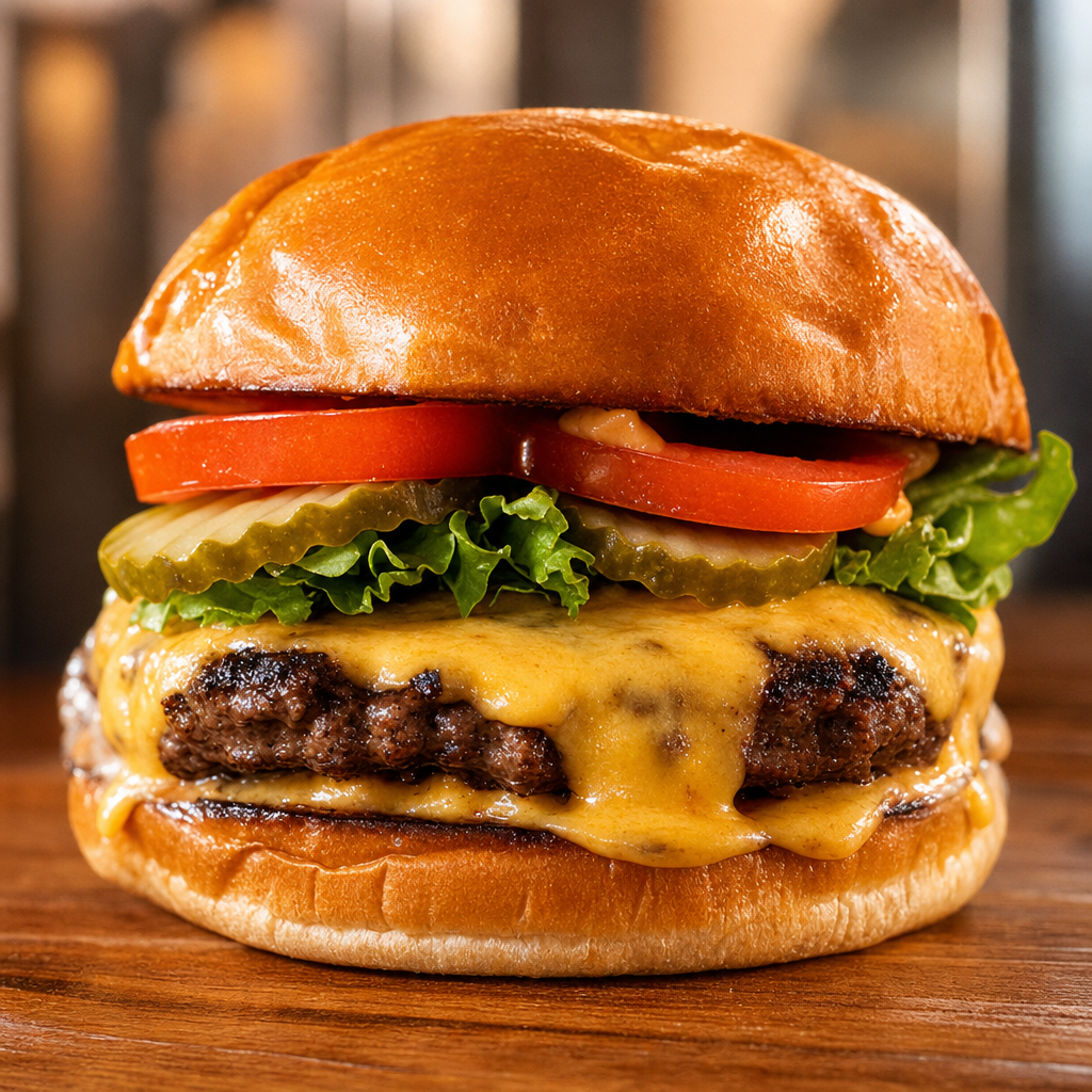 Classic Cheeseburger & Fries.
