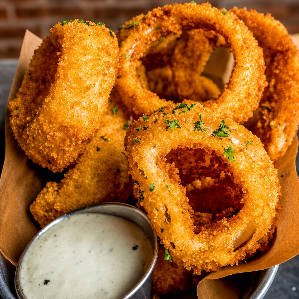 Gourmet Onion Rings.