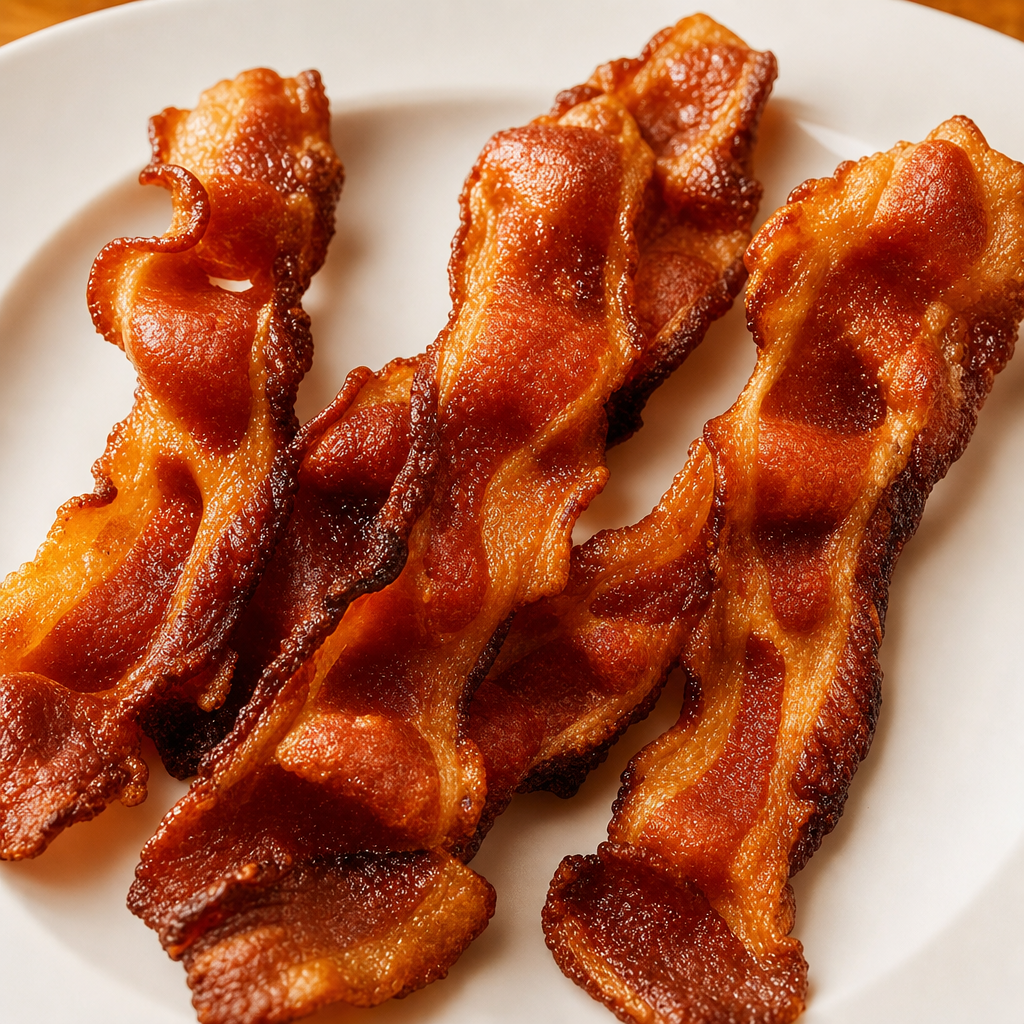 4 Bacon Slices.
