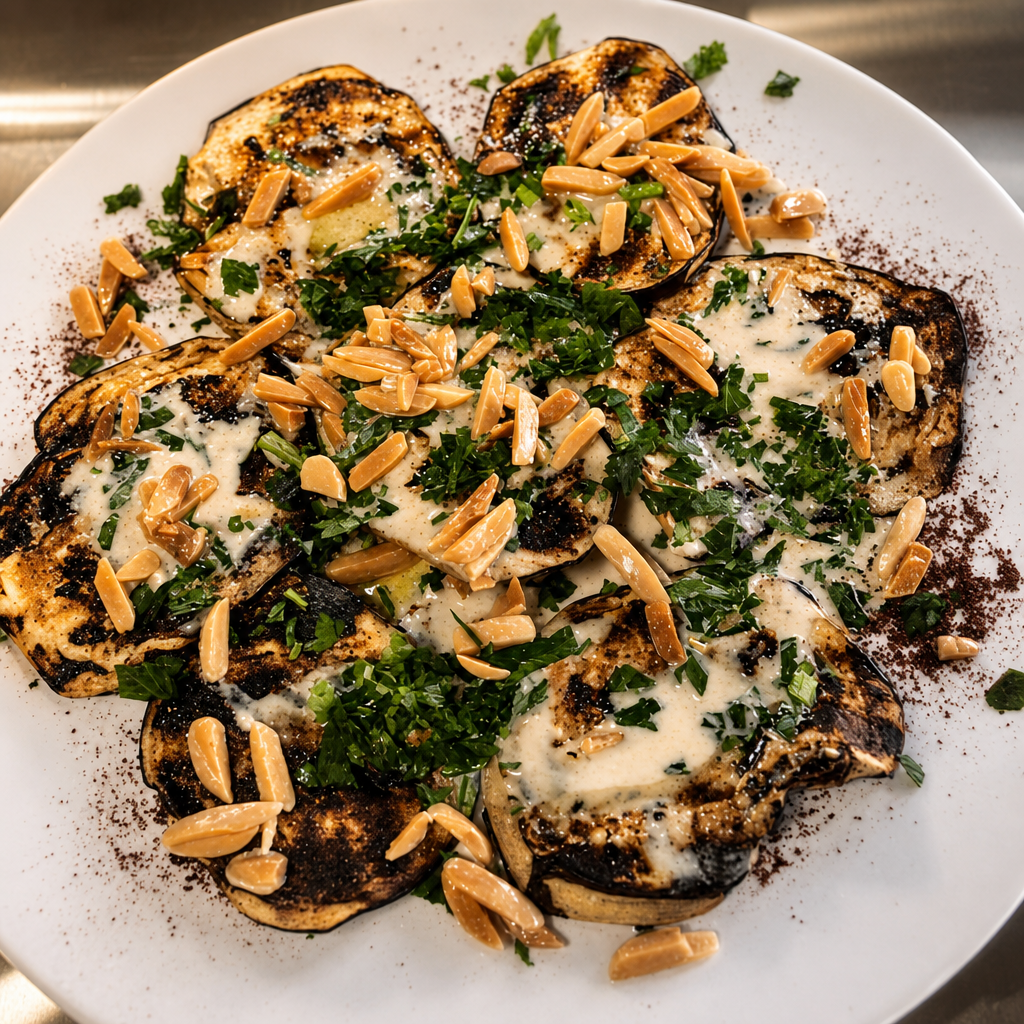 Grilled Eggplant Salad