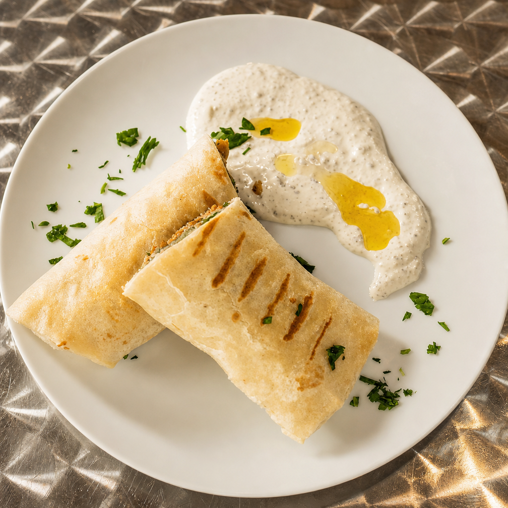 Beef & Lamb Gyro Wrap.