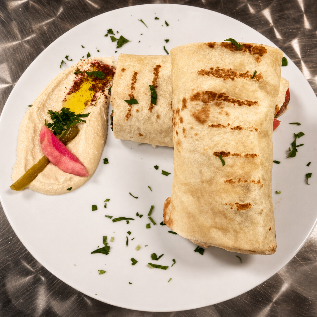 Chicken Kabob Wrap.