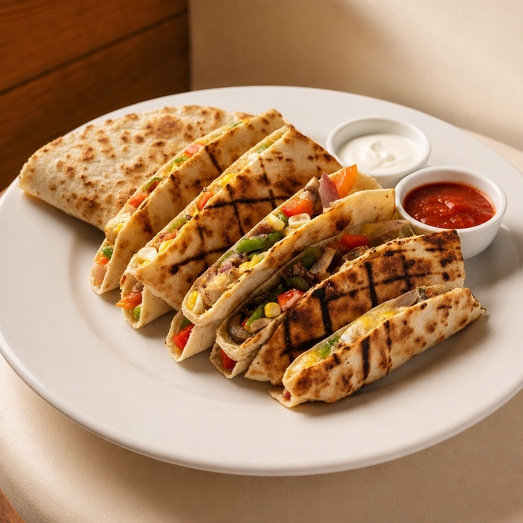 Vegetable Quesadilla.