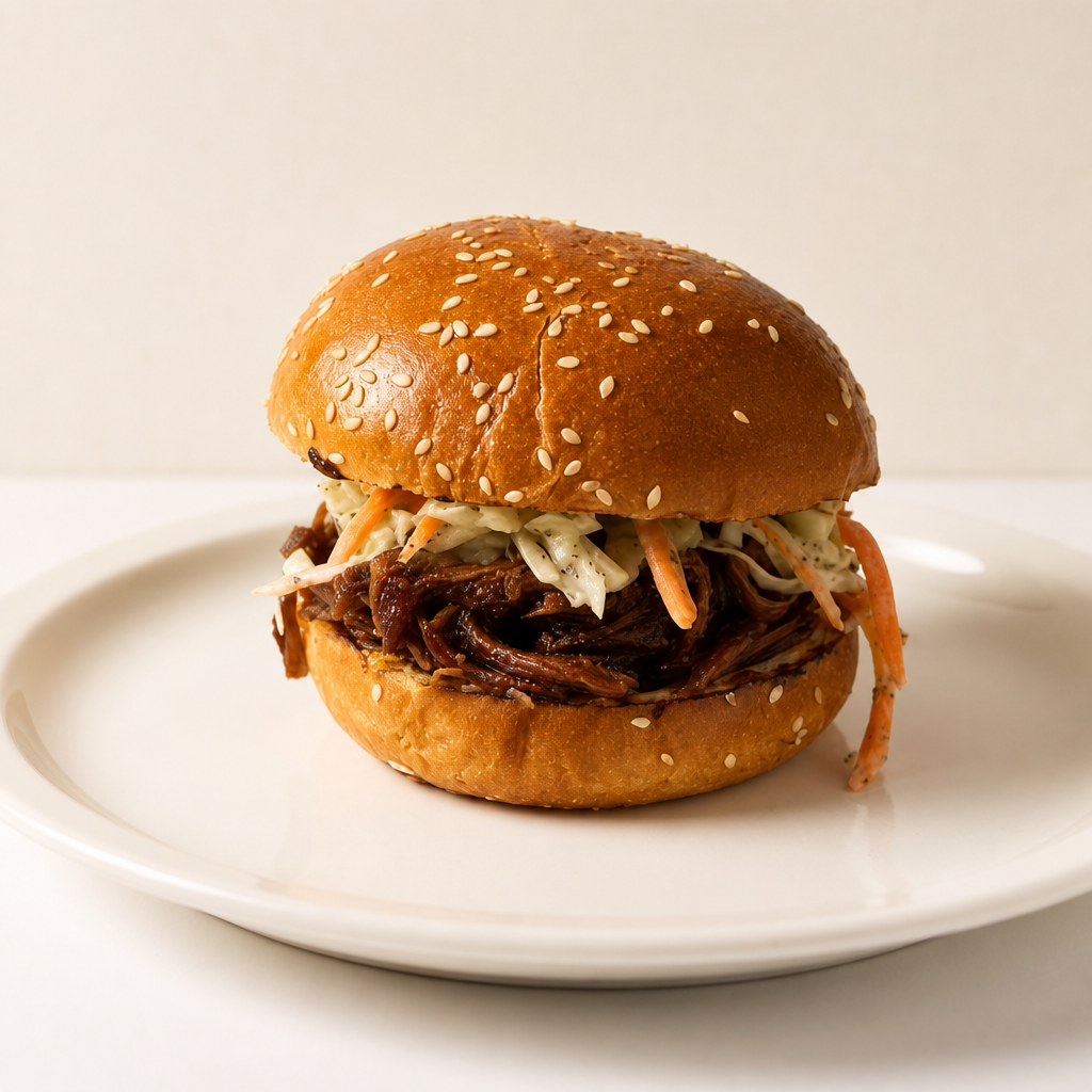 Pulled Pork Sandwich.