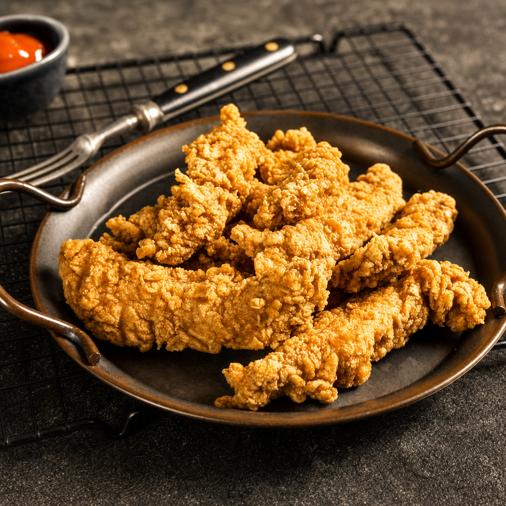 Kids Chicken Tenders & Fries.