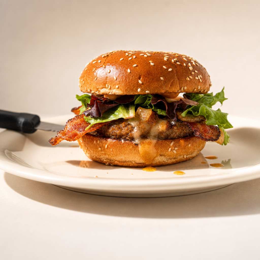 Gio's Signature Burger.