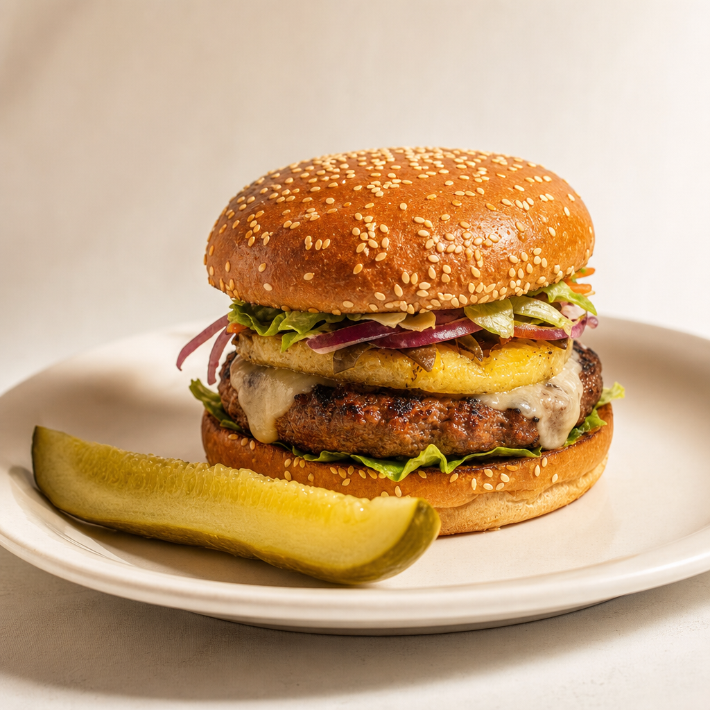 Hawaiian Luau Burger.