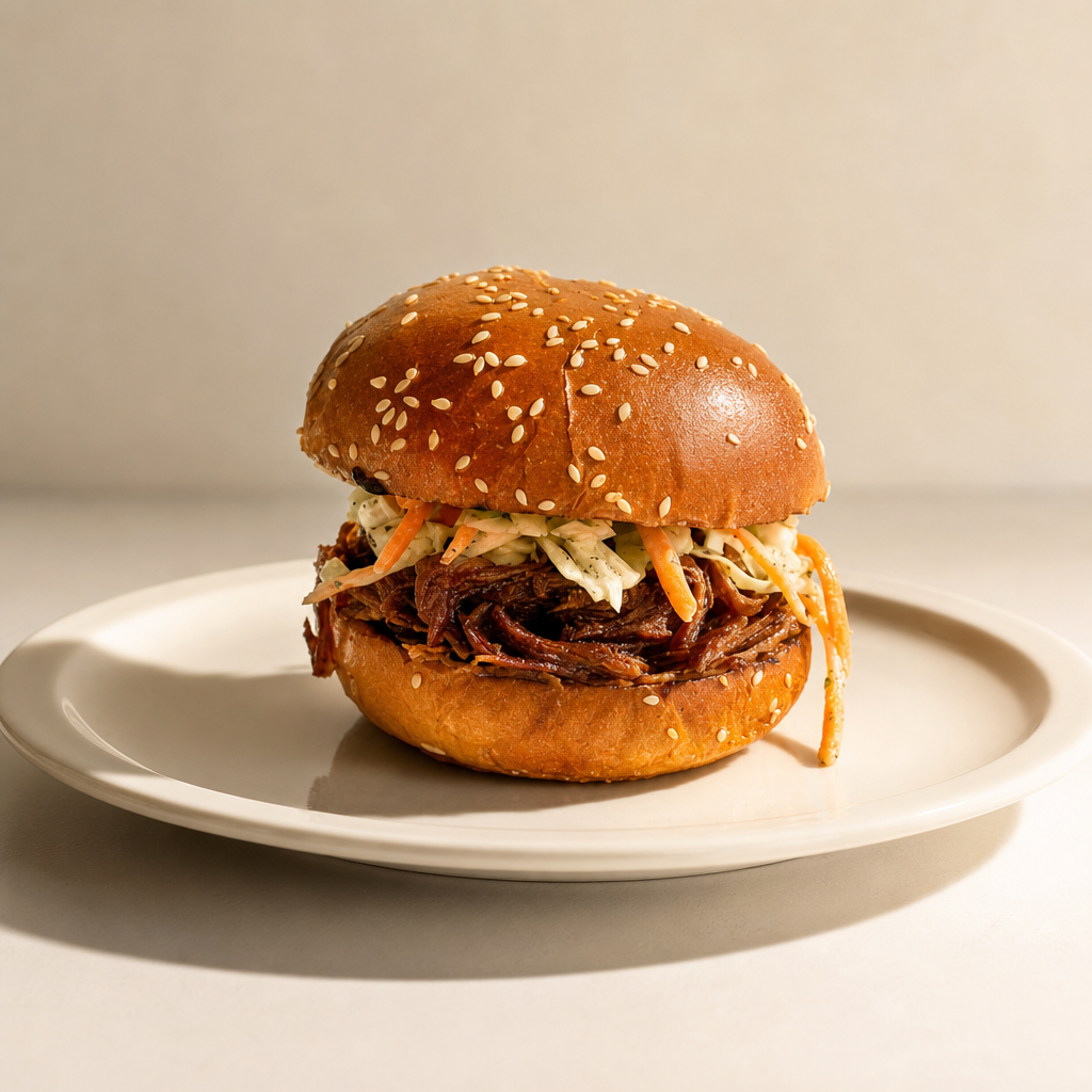 Pulled Chicken Sandwich.