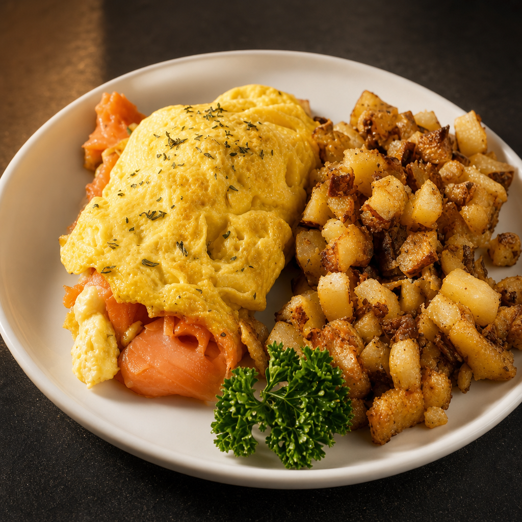 Lox Omelette.
