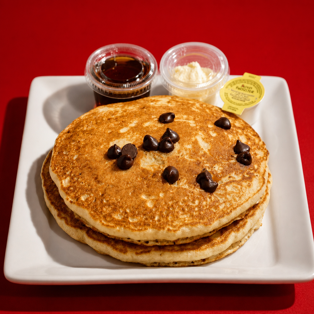 Chocolate Chip Pancakes.