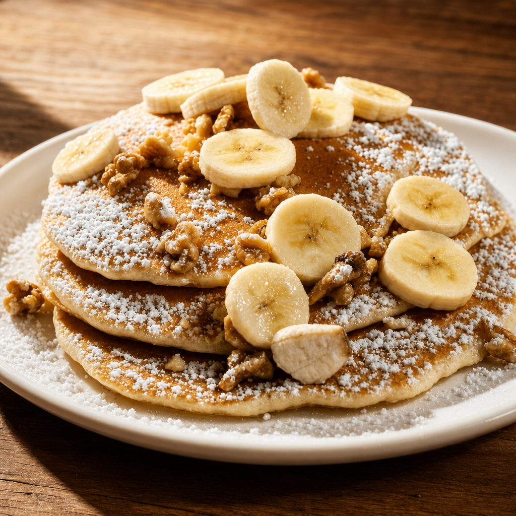 Banana Nut Pancakes