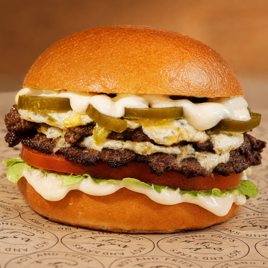 7 - Spicy Cheese Blend Burger
