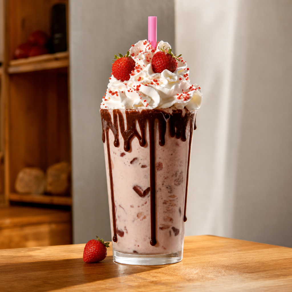 Strawberry Milkshake.