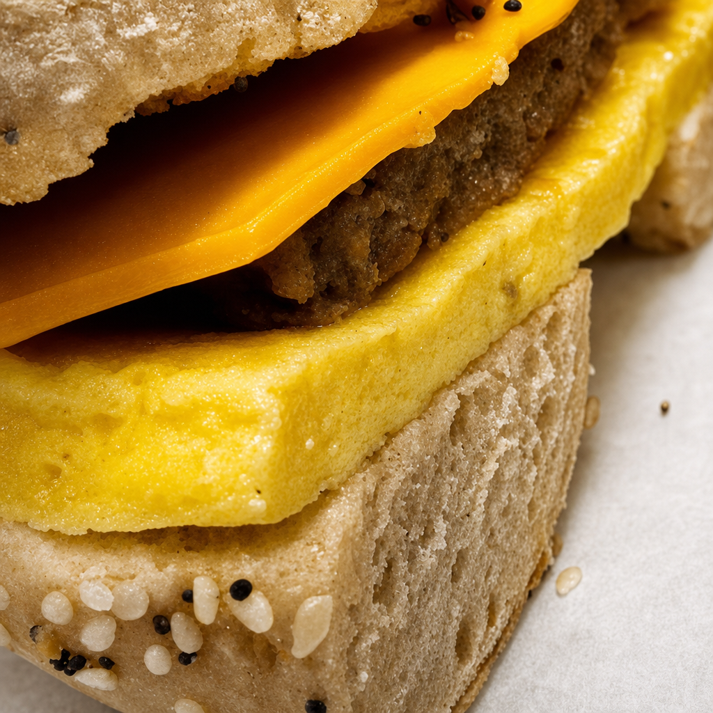 Meat & Egg Bagel.
