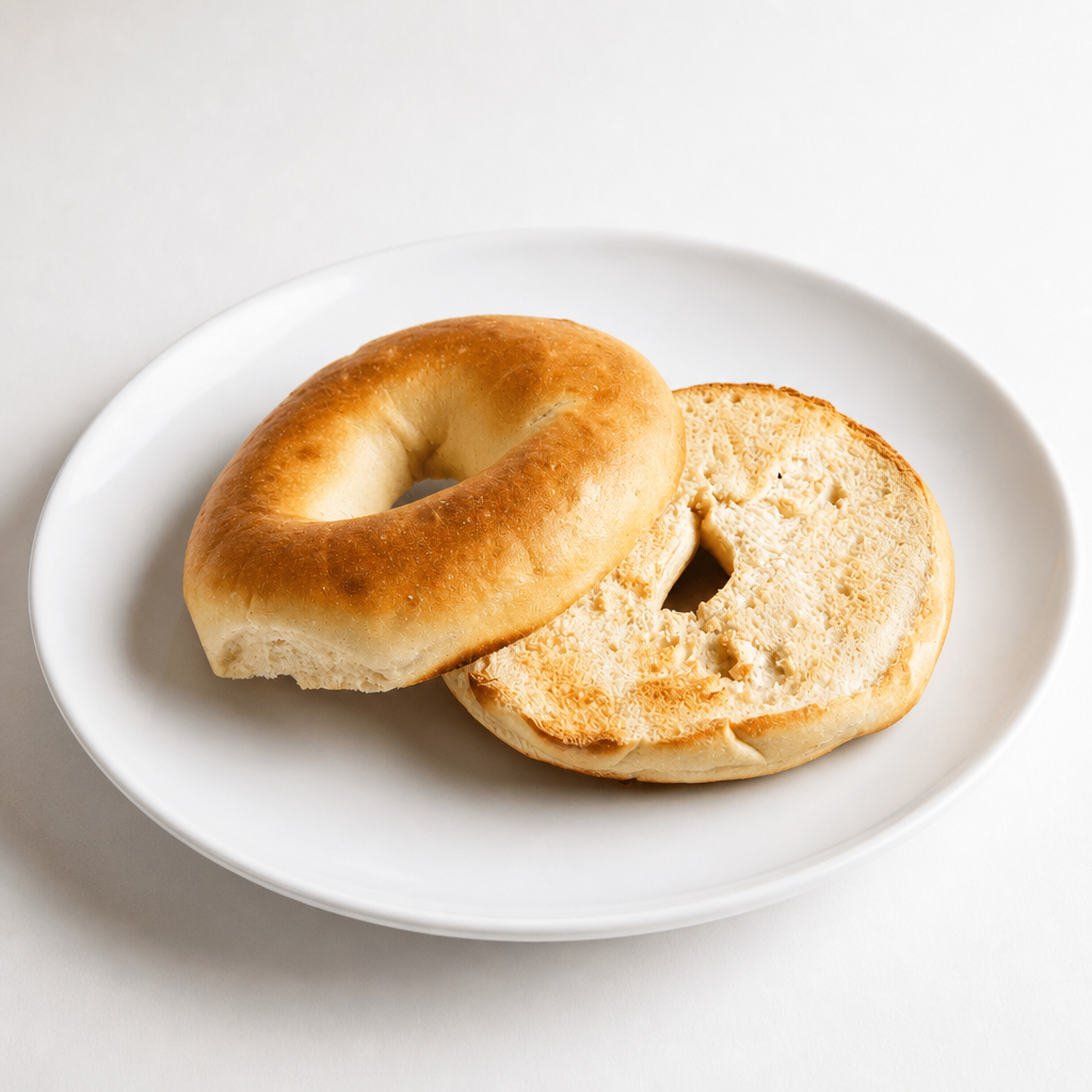 Bagel with Peanut Butter & Jelly or Nutella.