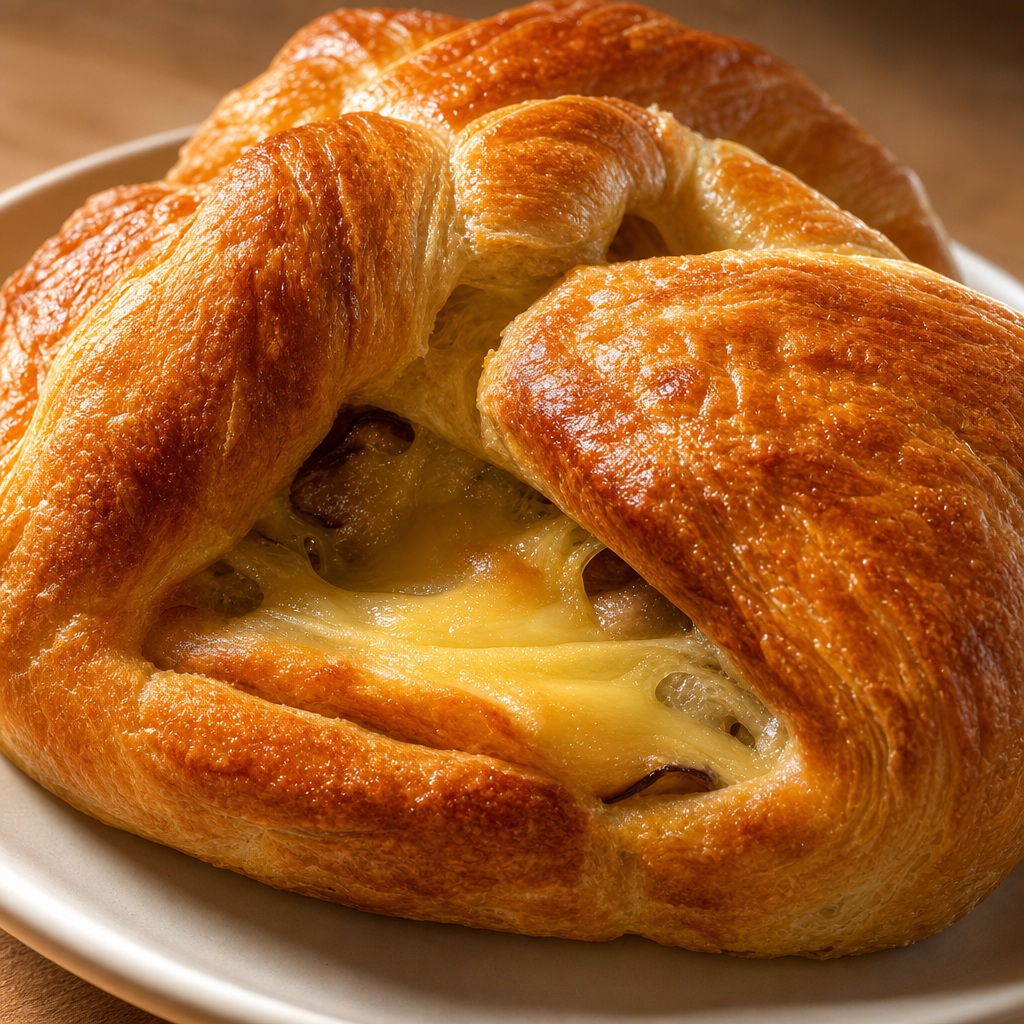 Ham & Swiss Croissant.