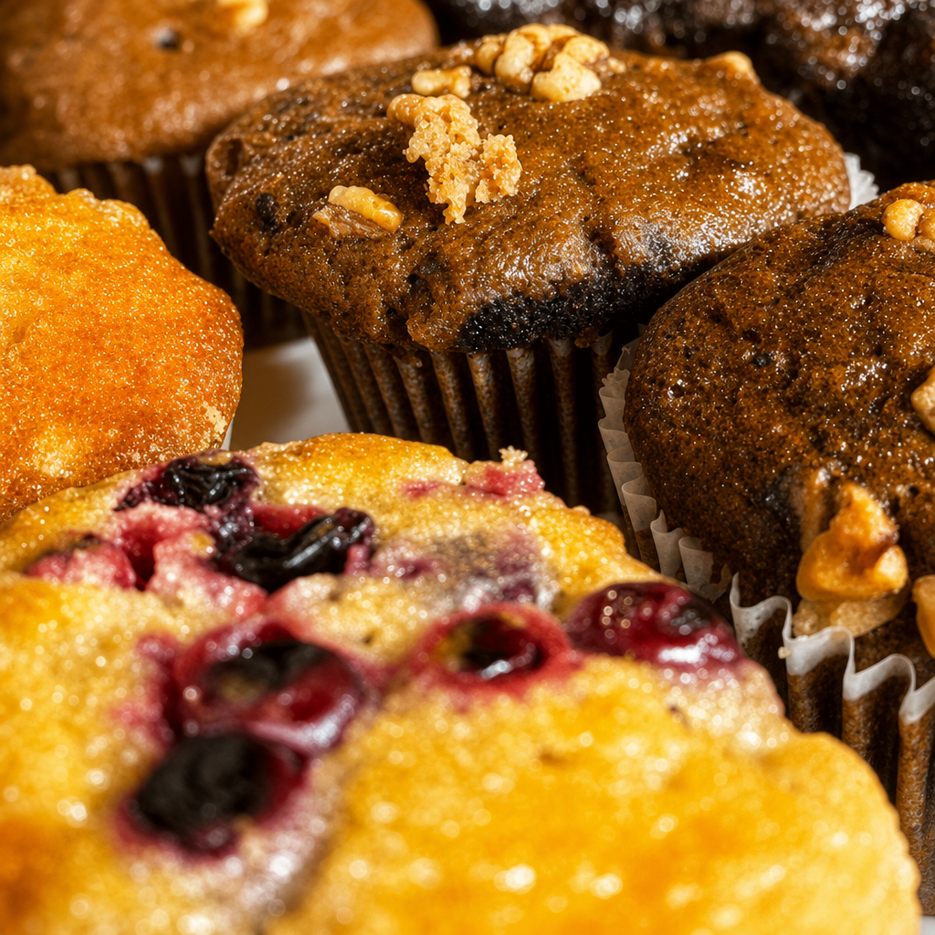 Gluten Free Blueberry Muffin.