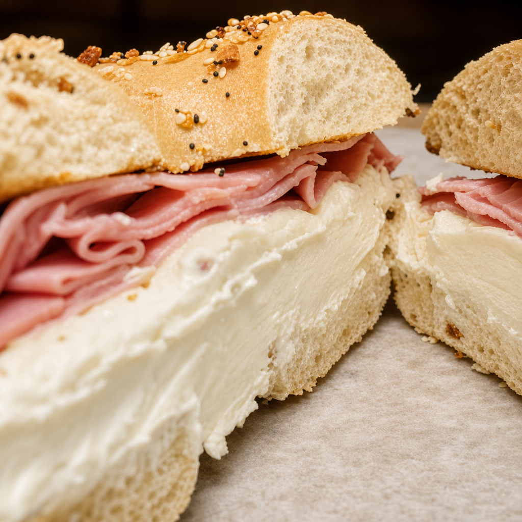 Ham & Cream Cheese Bagel